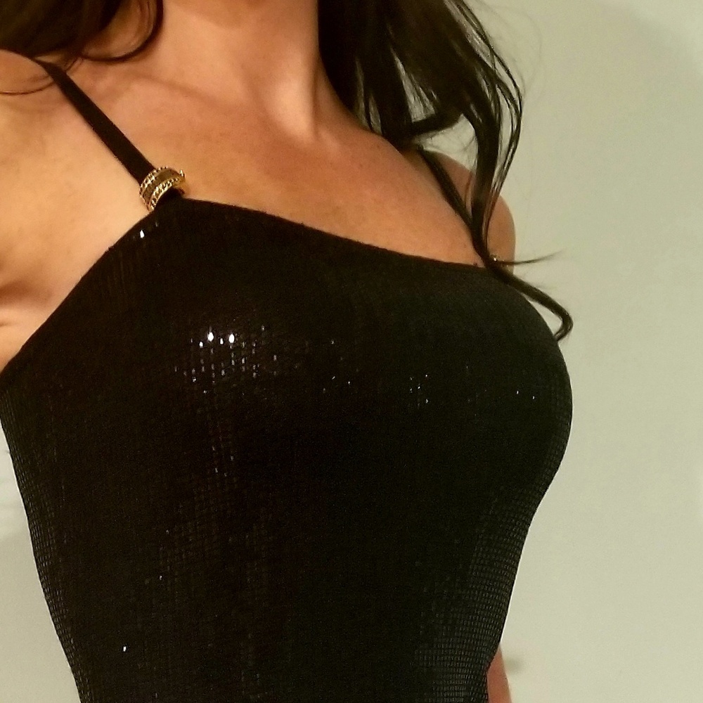 St. John Couture by Marie Gray little black dress